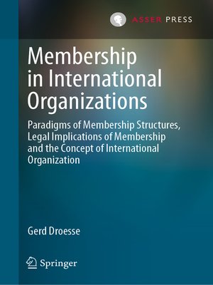 cover image of Membership in International Organizations